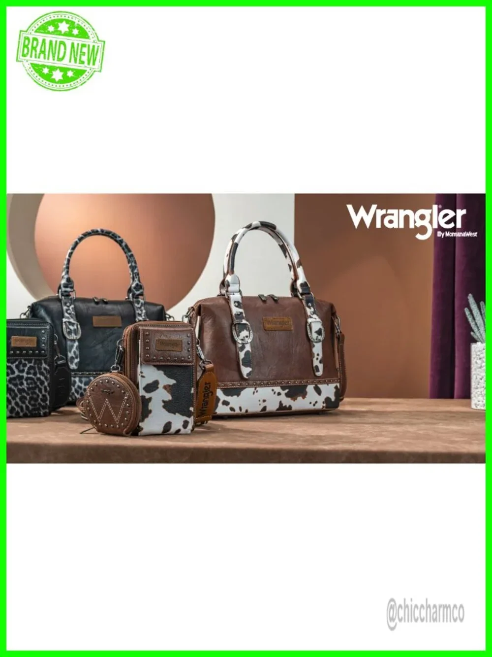 3-Piece Doctor Bag Set Top-Handle Satchel with Phone Bag & Coin Purse